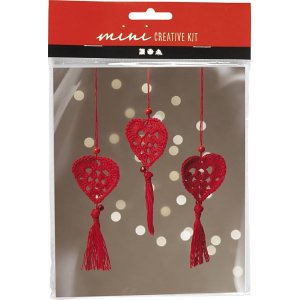 Mini Kit DIY Crochet - Coeurs Mini Kit DIY Crochet - Coeurs