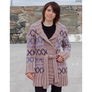 Patron tricot - Patron cardigan long tricoté Patron tricot - Patron cardigan long tricoté