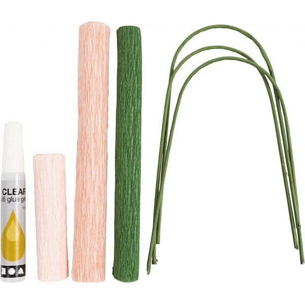 Mini Kit DIY Papier Crêpe - Oeillets Mini Kit DIY Papier Crêpe - Oeillets