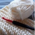 Image client Crochet "Rouge" - 15cm/7,0mm - Manche souple