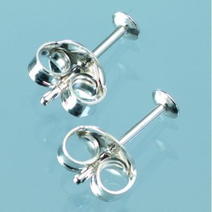 Clous 10 mm - argent 925 2 pcs. 925 / 2 parties Clous 10 mm - argent 925 2 pcs. 925 / 2 parties