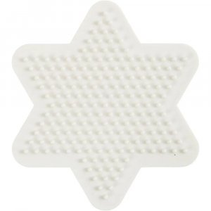 NABBI BioBeads Plaque à perles - Étoile - 9,8x9,8 cm - 1 pc NABBI BioBeads Plaque à perles - Étoile - 9,8x9,8 cm - 1 pc