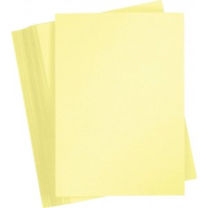Carton coloré - jaune clair - A4 - 180 g - 100 feuilles Carton coloré - jaune clair - A4 - 180 g - 100 feuilles