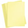 Carton color - jaune clair - A4 - 180 g - 100 feuilles
