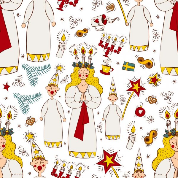 Tricot  motifs 150 cm - Train Lucia Blanc