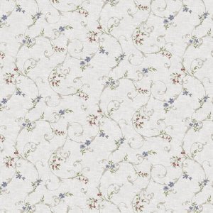 Toile cirée Boucle PVC - Bleu/Rouge Toile cirée Boucle PVC - Bleu/Rouge