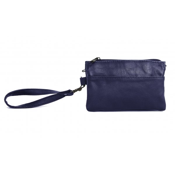 Sac de rangement en cuir nappa d\\\'agneau Sac de rangement en cuir nappa d\\\'agneau