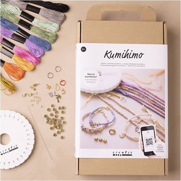 Commencez Kit DIY Kumihimo - Bracelet de l'amiti