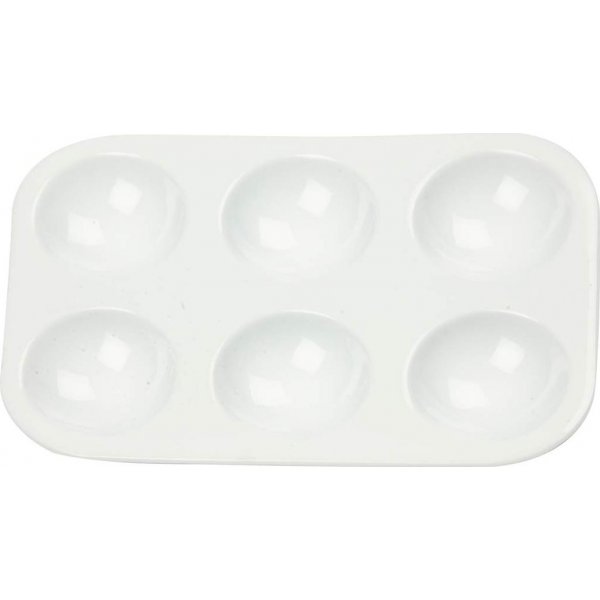 Palette - blanc - 13 x 8,5 cm - 10 pcs