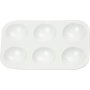 Palette - blanc - 13 x 8,5 cm - 10 pcs