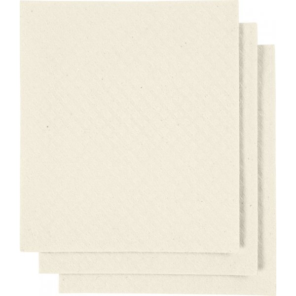 Torchons - blanc cass - 3 pcs