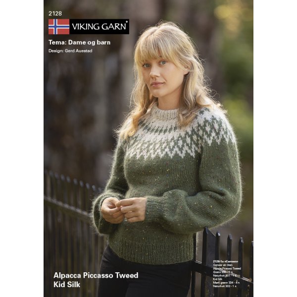 Catalogue de patrons Viking Kids & Ladies (2128) - Picasso Tweed & Kid Silk
