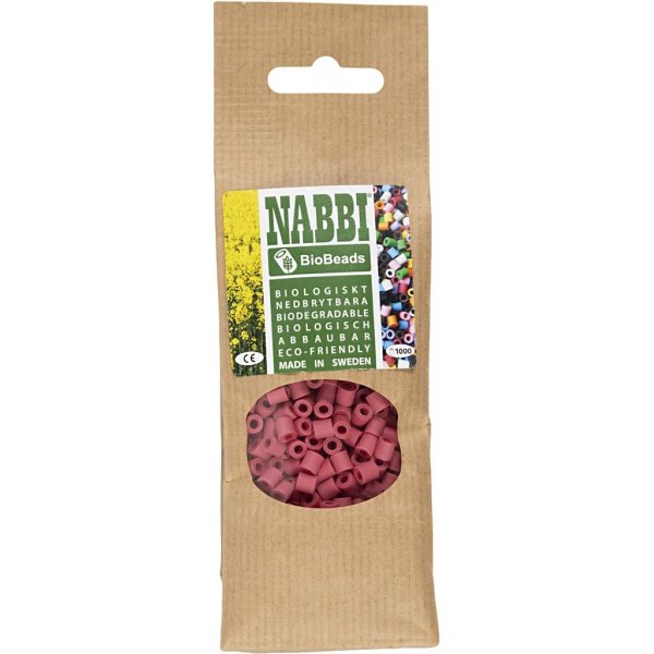 NABBI BioBeads - rouge - moyen - 1000 pcs NABBI BioBeads - rouge - moyen - 1000 pcs