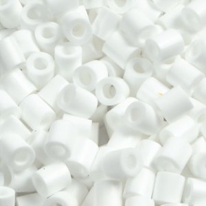 Perles tube - blanc (32221) - moyen - 1100 pcs Perles tube - blanc (32221) - moyen - 1100 pcs