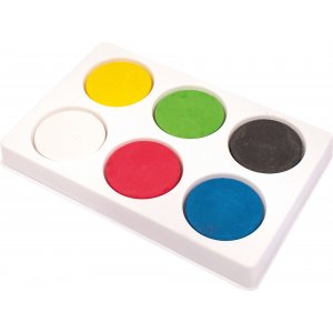 Rondelles de couleurs en palette - Ø 44 mm 6 couleurs Rondelles de couleurs en palette - Ø 44 mm 6 couleurs
