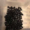 Image client Perles en bois 4 mm - noires 150 pcs. diamètre du trou 1,5 mm