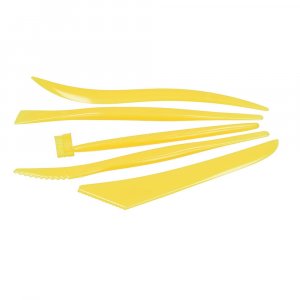 Set d'outils de modelage 15 cm - plastique, 5 pièces Set d'outils de modelage 15 cm - plastique, 5 pièces