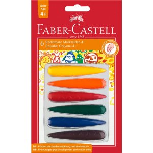 Crayons de couleur pour enfants en forme de doigt - 6 couleurs Crayons de couleur pour enfants en forme de doigt - 6 couleurs
