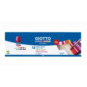 Peinture acrylique Giotto Décor - 12x25 ml Peinture acrylique Giotto Décor - 12x25 ml