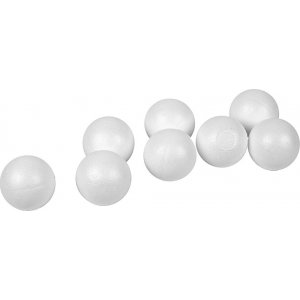 Boules en polystyrène - blanc - Ø4 cm - 100 pcs Boules en polystyrène - blanc - Ø4 cm - 100 pcs