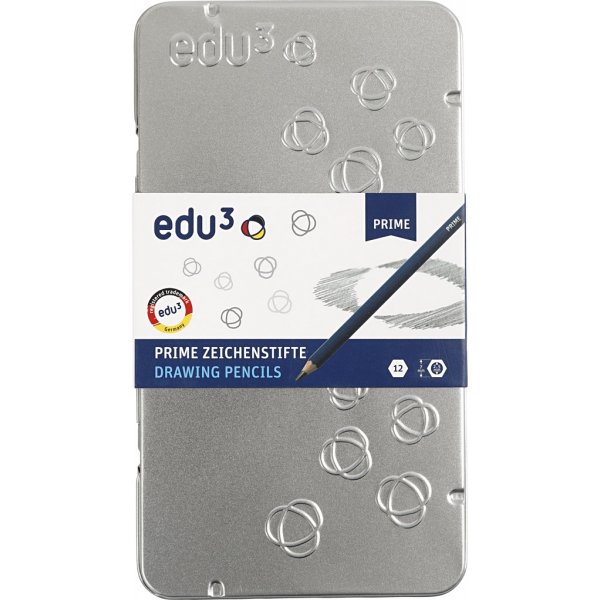 Crayons à dessin Edu - 4H-8B - 12 pcs Crayons à dessin Edu - 4H-8B - 12 pcs