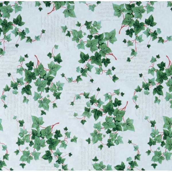 Toile cire - Lierre