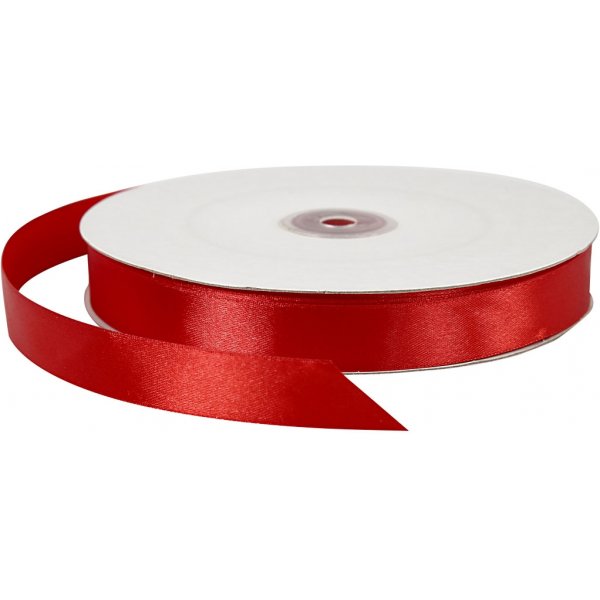 Ruban satin - rouge - L20 mm - 100 m Ruban satin - rouge - L20 mm - 100 m