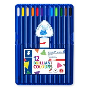 Crayons de couleur Ergo soft Jumbo - 12 crayons Crayons de couleur Ergo soft Jumbo - 12 crayons
