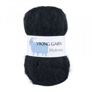 Fil Viking Mohrino 50g - noir (503) Fil Viking Mohrino 50g - noir (503)