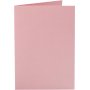 Carte - rose - 10,5 x 15 cm - 10 pcs