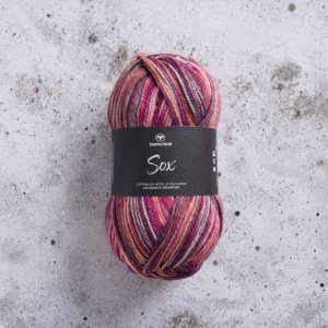 Sox 150g - Cerise/Corail multi Sox 150g - Cerise/Corail multi