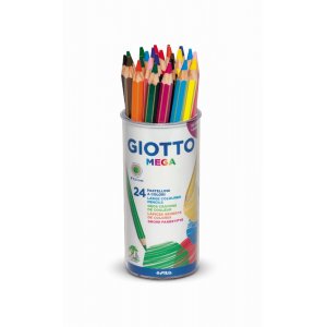Crayons de couleur Giotto Mega - paquet de 24 Crayons de couleur Giotto Mega - paquet de 24