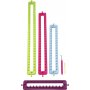 Anneaux  tricoter rectangulaires avec aiguilles et crochets - 4 pcs
