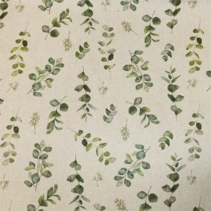 Tissu pour rideaux Eucalyptus vert Tissu pour rideaux Eucalyptus vert
