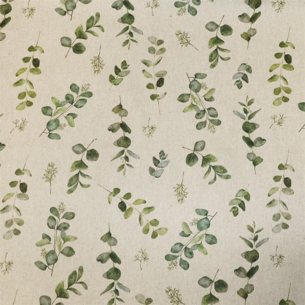 Tissu pour rideaux Eucalyptus vert