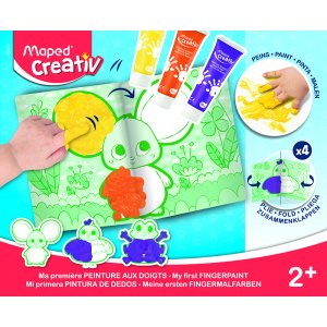 Coffret enfant - Maped - Mon premier kit de peinture au doigt (2+ ans) Motif animalier Coffret enfant - Maped - Mon premier kit de peinture au doigt (2+ ans) Motif animalier