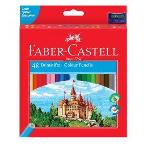 Crayons de couleur Château m - 48 couleurs Crayons de couleur Château m - 48 couleurs