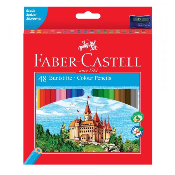 Crayons de couleur Chteau m - 48 couleurs