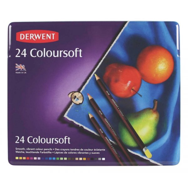 Derwent Colorsoft - 24 crayons