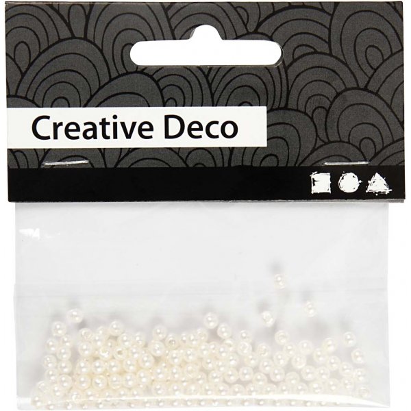 Perles de cire - nacre - 150 pcs