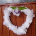 Image client Plume de marabout 80 - 100 mm - blanche 2 g ~ 22 pcs.