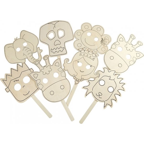 Masques - 2 x 8 pices