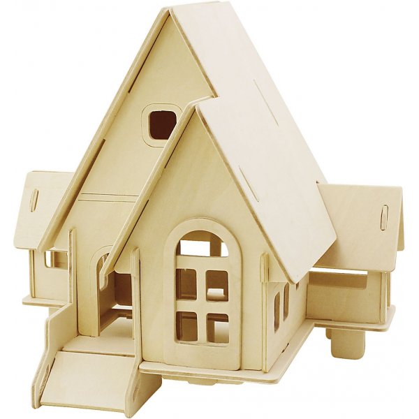 Figurine de construction 3D - Maison avec rampe