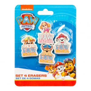Paw Patrol - Gomme 4-pack Paw Patrol - Gomme 4-pack