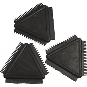 Spatule en caoutchouc - noire - 3 pcs Spatule en caoutchouc - noire - 3 pcs