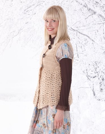 Patron au crochet - Gilet au crochet