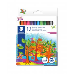 Stylos à pointe fibre Staedtler - 12 stylos Stylos à pointe fibre Staedtler - 12 stylos
