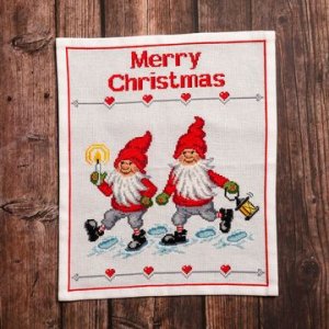 Kit de broderie - Bonad Les amis du Père Noël Kit de broderie - Bonad Les amis du Père Noël