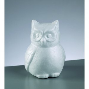 Forme en polystyrène 130 mm - chouette Forme en polystyrène 130 mm - chouette