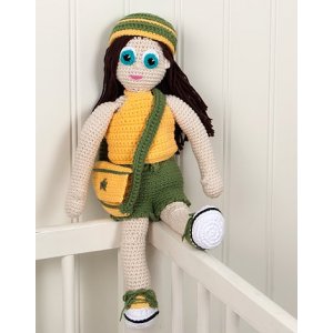 Patron au crochet - Haut, short, chapeau, sac et chaussures au crochet pour la poupée Patron au crochet - Haut, short, chapeau, sac et chaussures au crochet pour la poupée